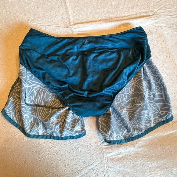 Rabbit Surf N Turf 2.5” Blue Sapphire Women's Athletic Shorts - Picture 5 of 10